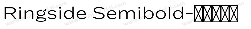 Ringside Semibold字体转换